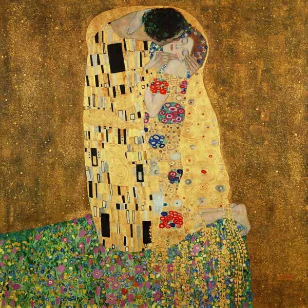 le baiser oeuvre d'art par gustav klimt